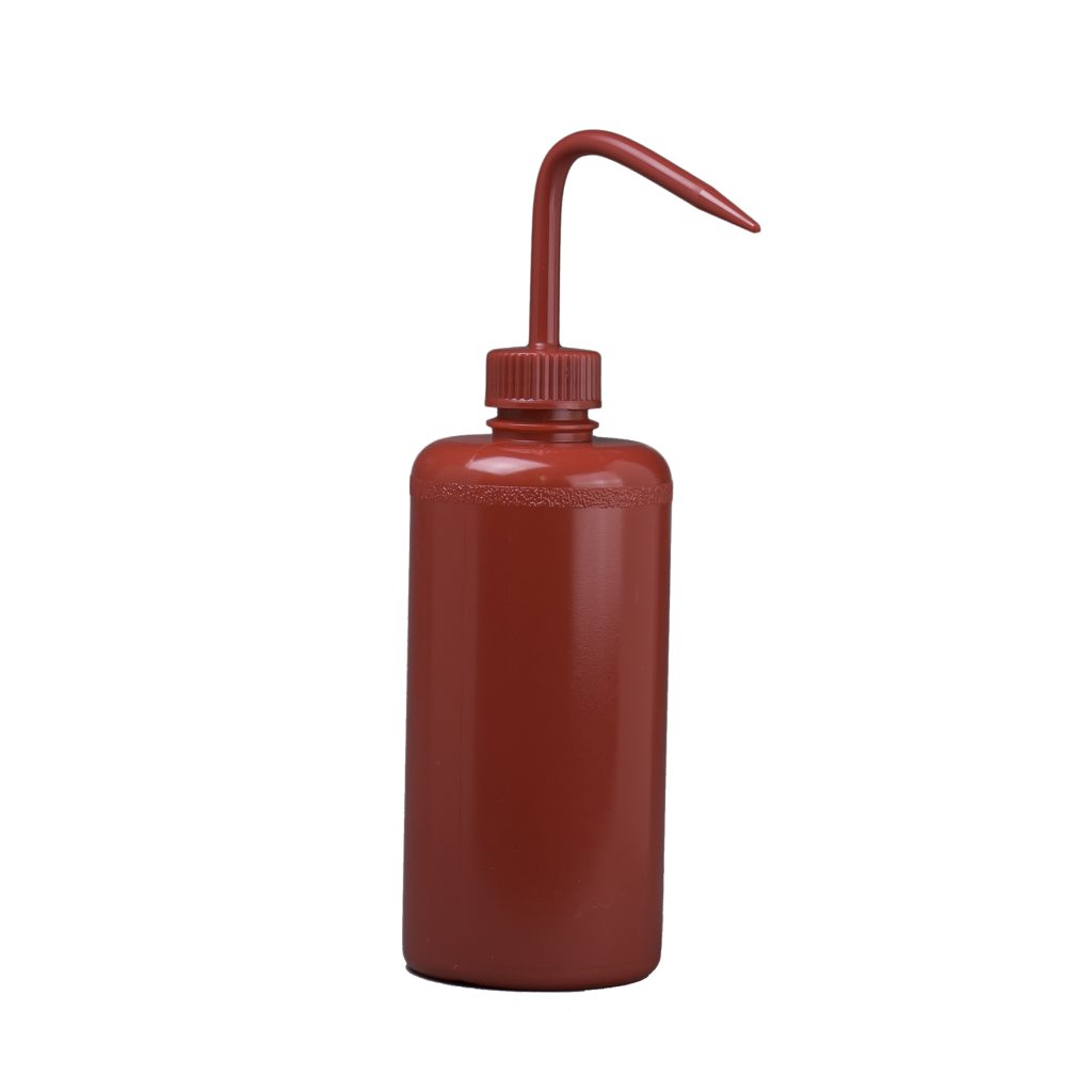 Red Wash Bottles