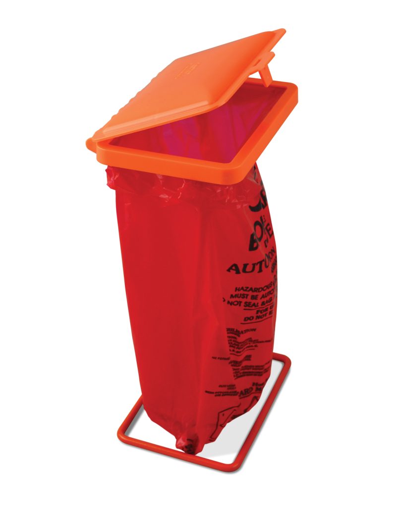 Poxygrid® Bench-Top Biohazard Bag Holder Kit