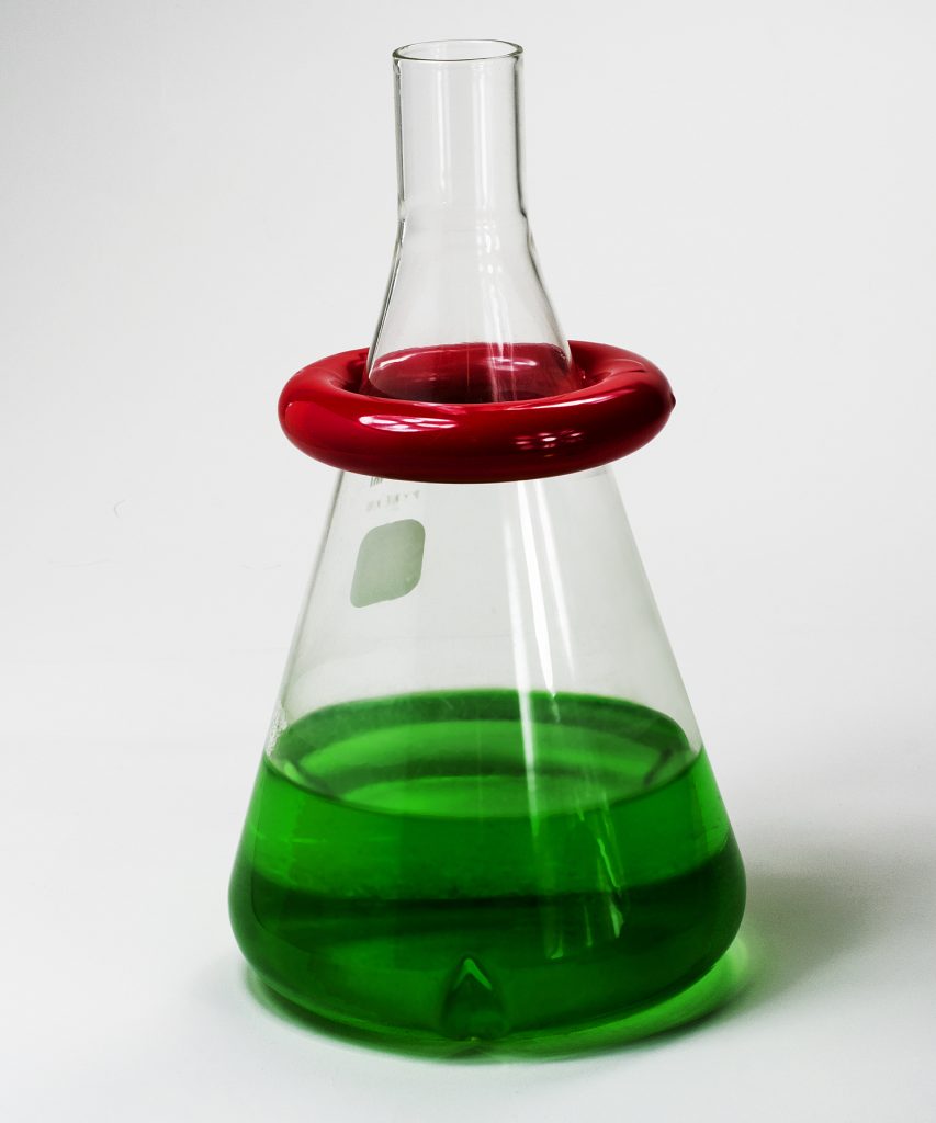 Round Lead Ring Flask Weights with Vikem Vinyl Coating