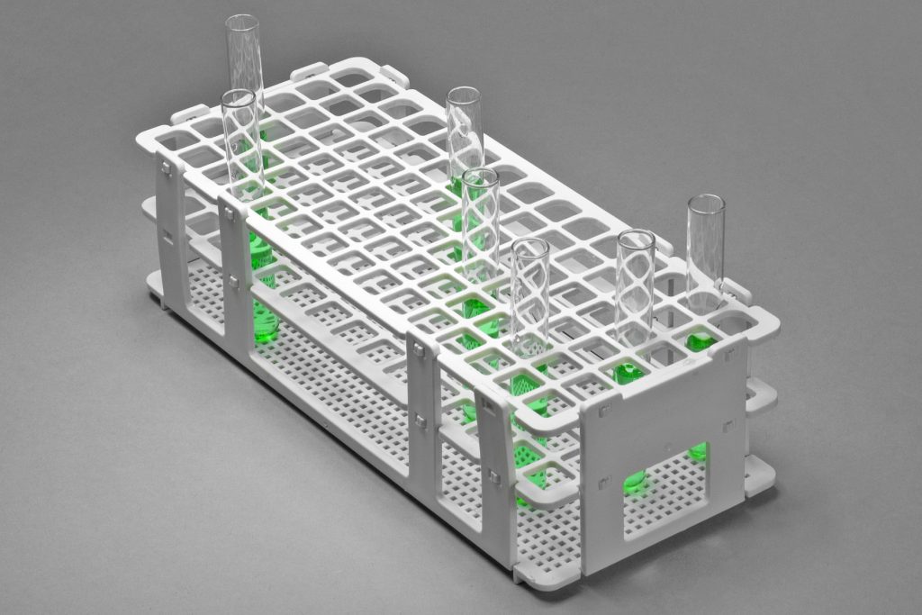 No-Wire Test Tube Racks