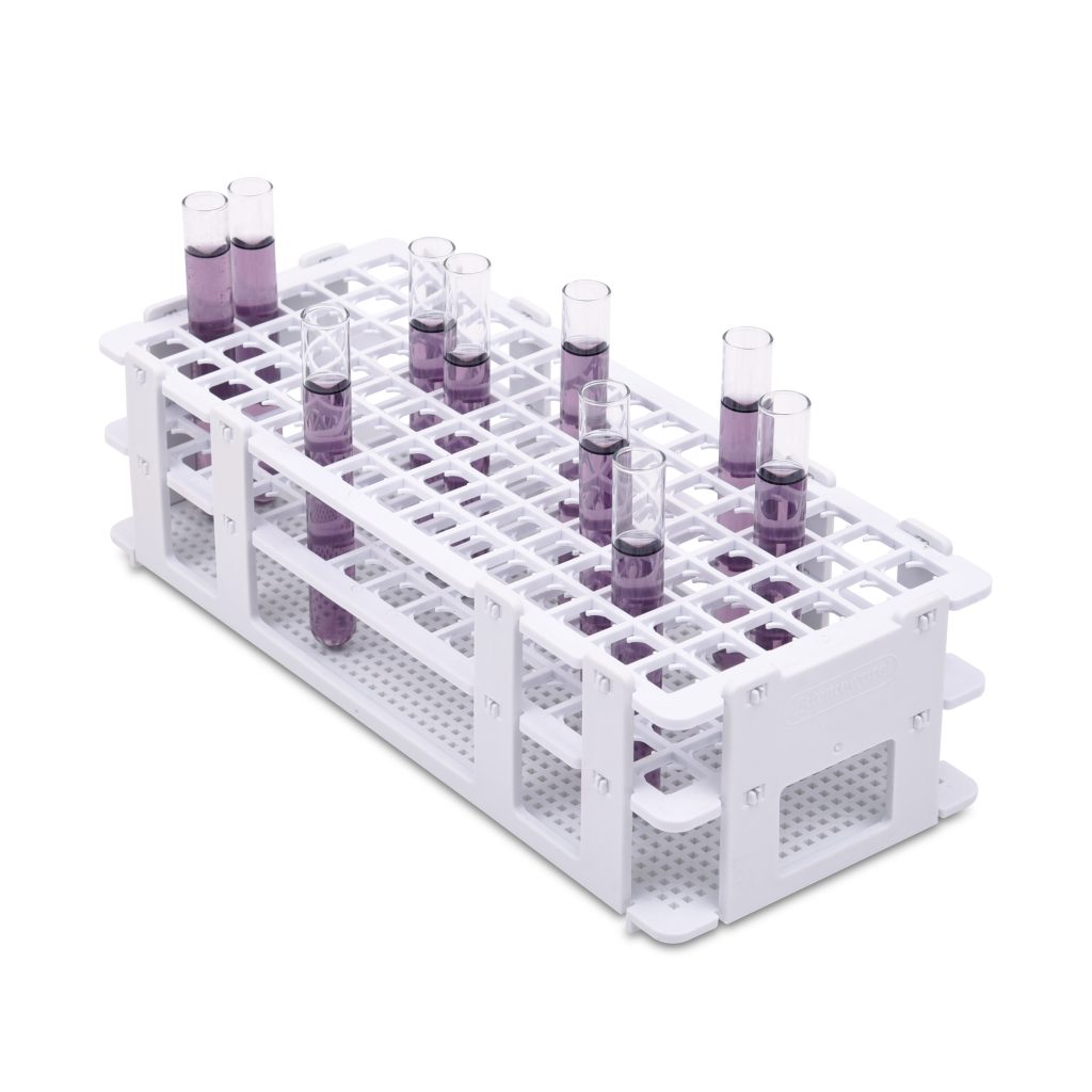 No-Wire Submersible Plastic Test Tube Grip Racks