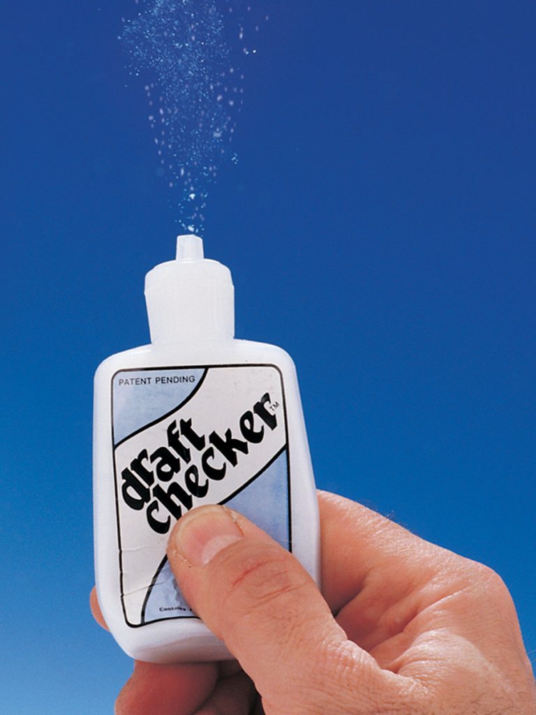 Draft Checker Airflow Detection Powder