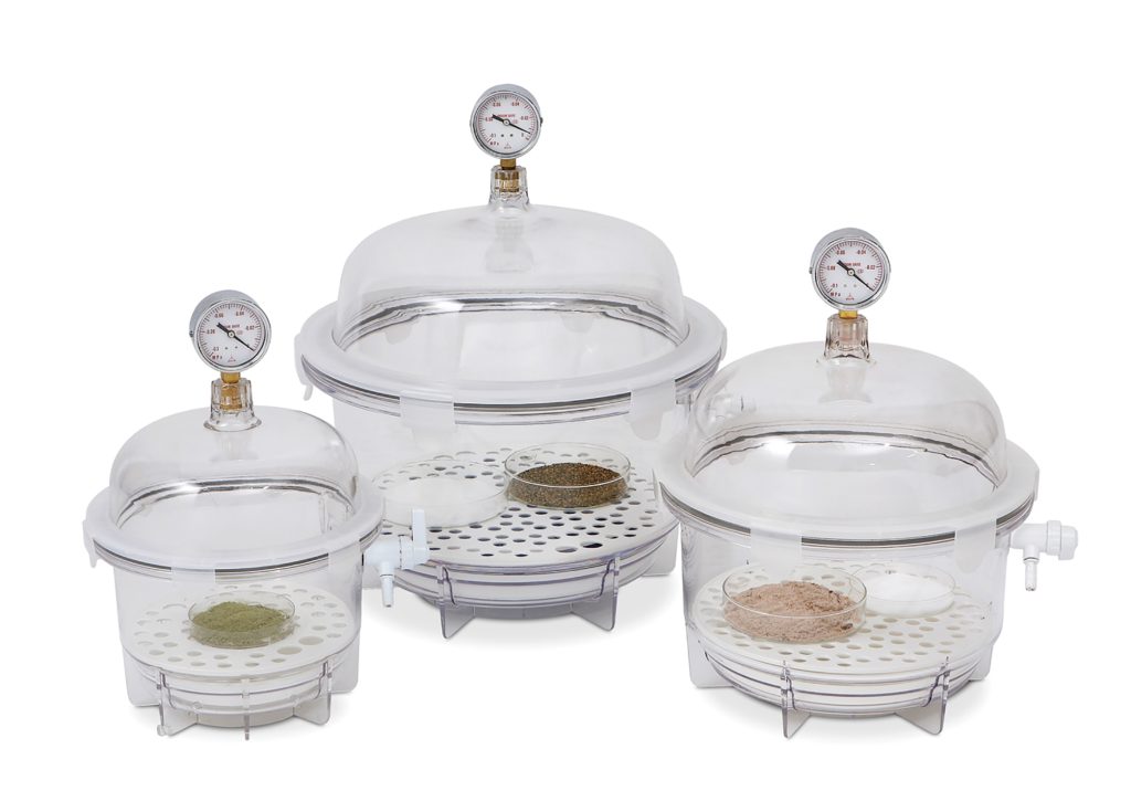 Lab Companion Round Style Vacuum Desiccators