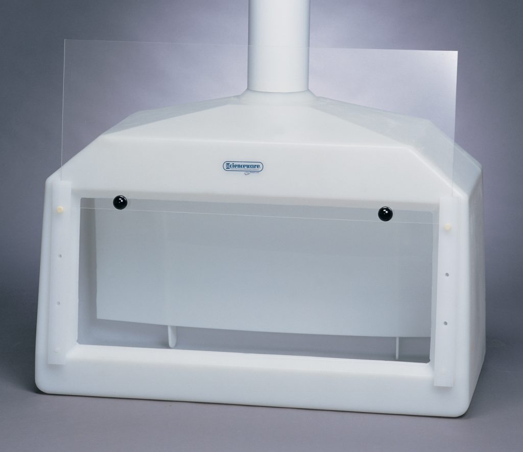 Large Molded Fume Hood with Baffle