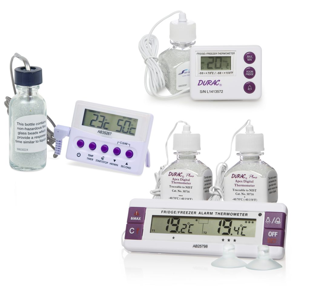 H-B Frio-Temp Calibrated Electronic Verification Thermometers for Freezers, Refrigerators, Incubators & Ovens