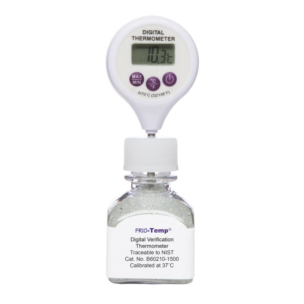 H-B Frio-Temp Calibrated Electronic Verification Lollipop Stem Thermometers for Refrigerators, Incubators & General Applications