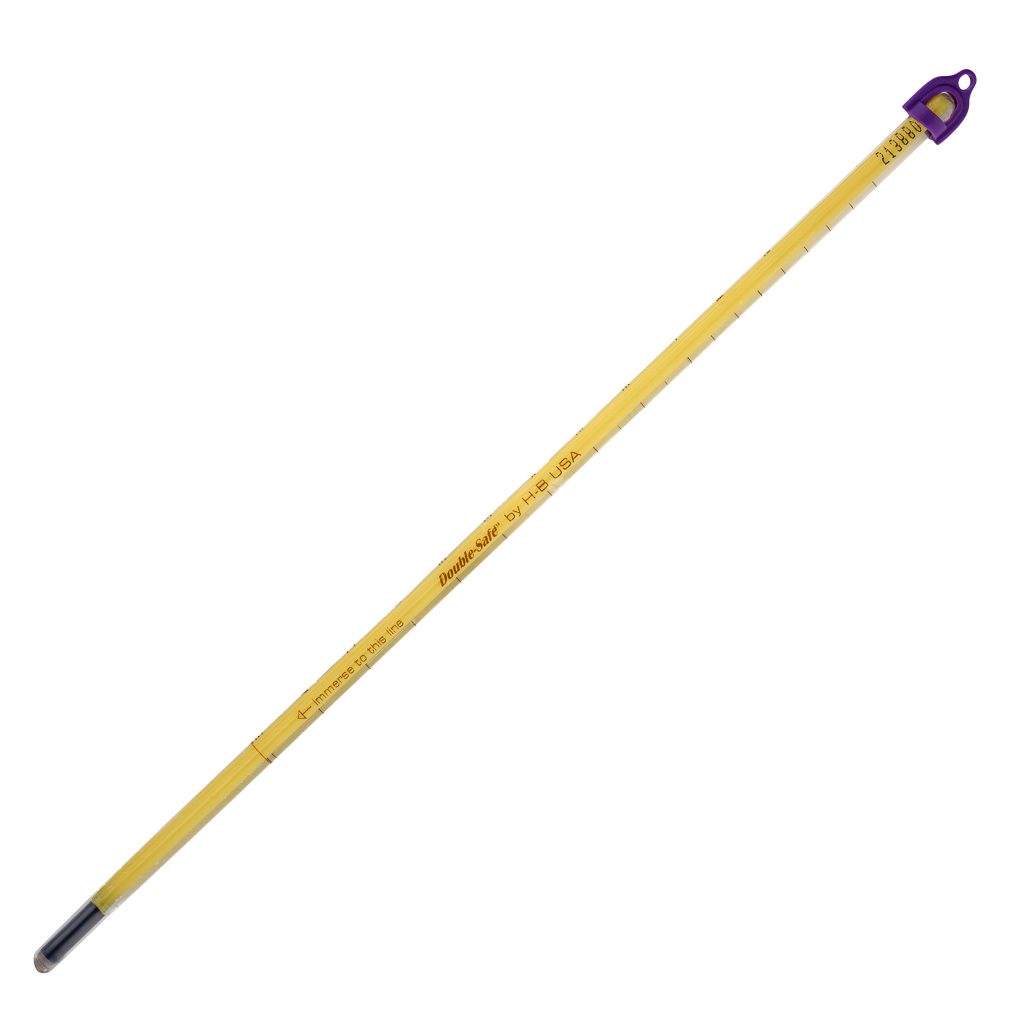 H-B Double-Safe PFA Safety Coated, Environmentally Friendly Liquid-in-Glass Laboratory Thermometers