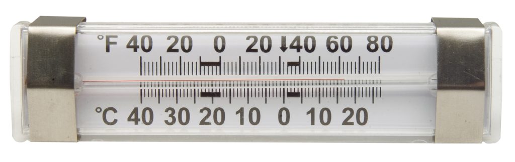 H-B DURAC Liquid-in-Glass Refrigerator/Freezer Thermometer