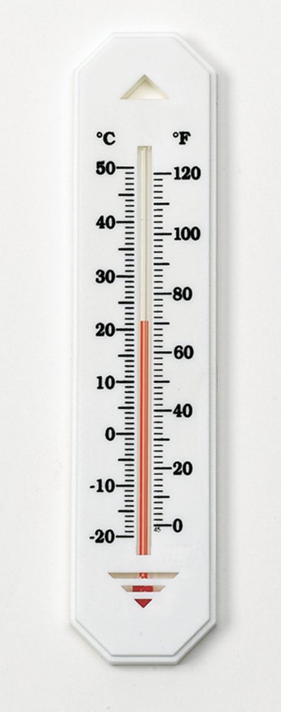 H-B DURAC Liquid-in-Glass Wall Thermometer; Organic Liquid Fill