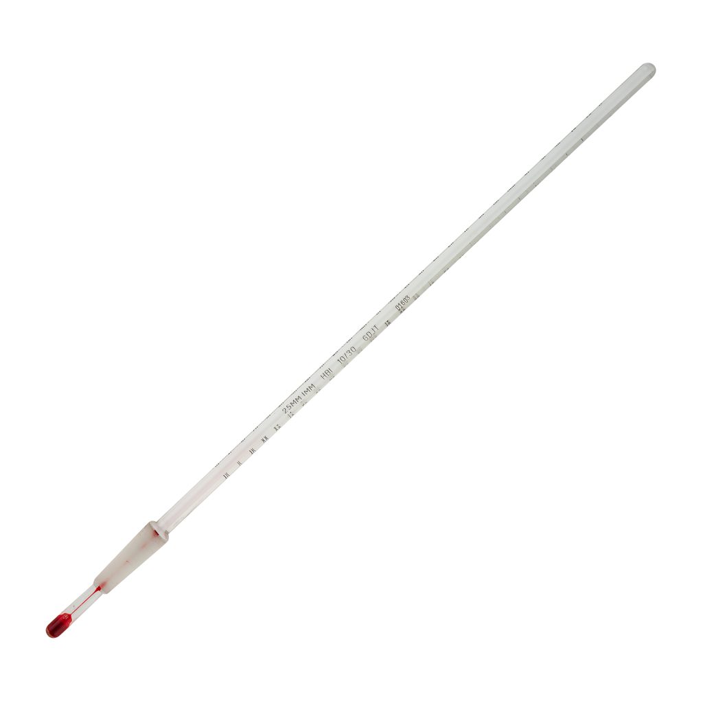 H-B DURAC 10/30 Ground Joint Liquid-in-Glass Thermometers; Organic Liquid Fill