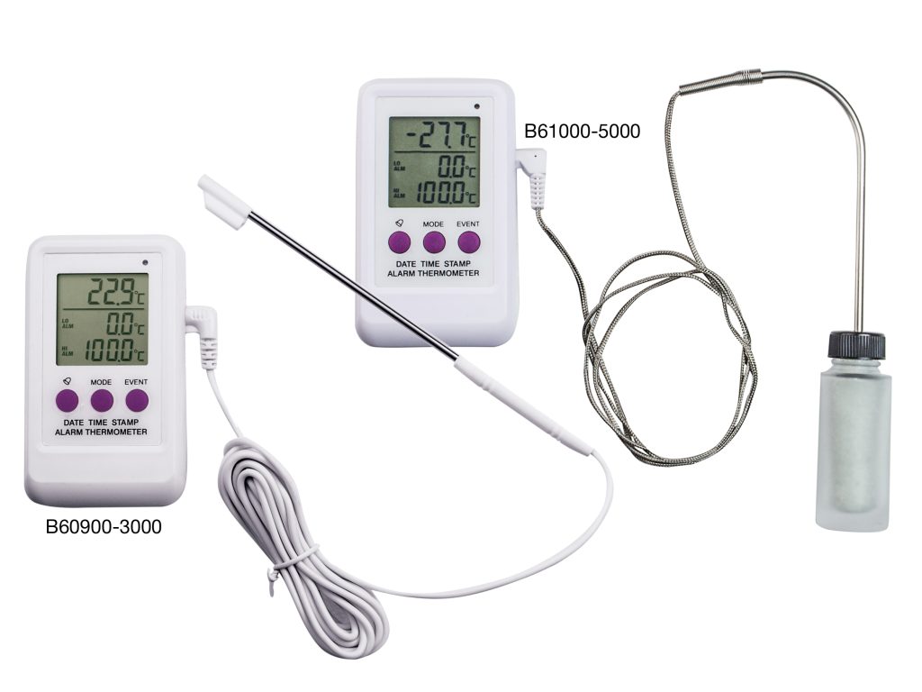 H-B DURAC Calibrated Electronic Thermometers with Stainless Steel Probe