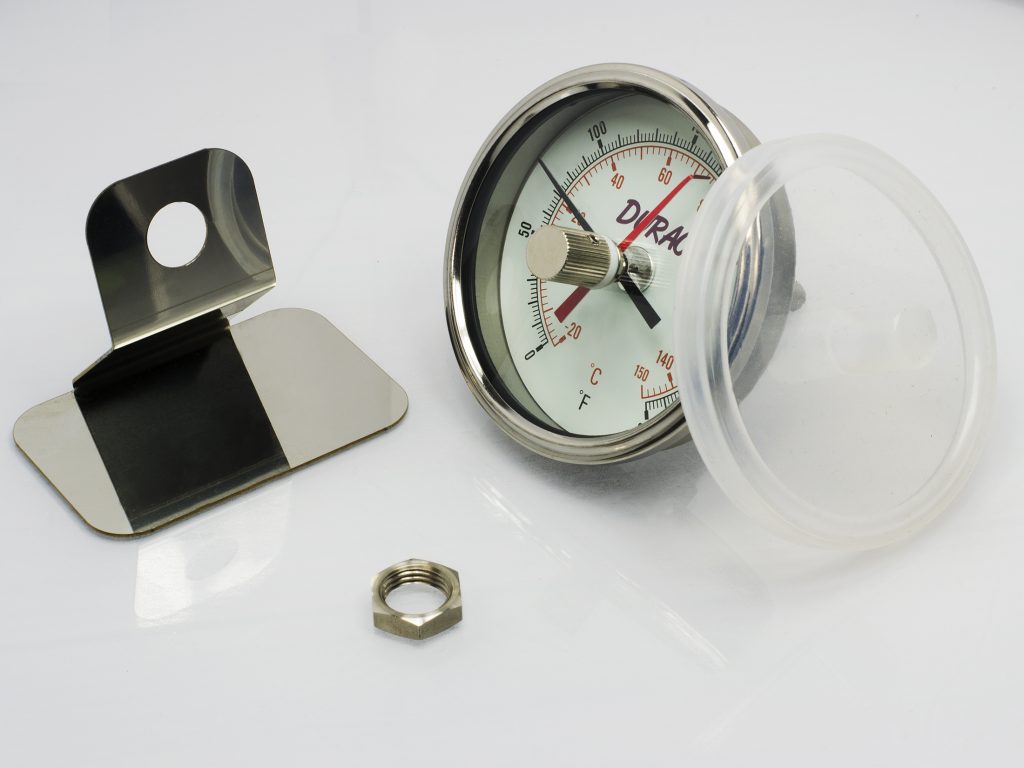 H-B DURAC Maximum Registering / Autoclave Bi-Metal Thermometer