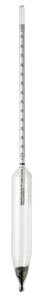 H-B DURAC Specific Gravity / Relative Density (G/cmᶟ) Precision Hydrometers; Traceable to NIST