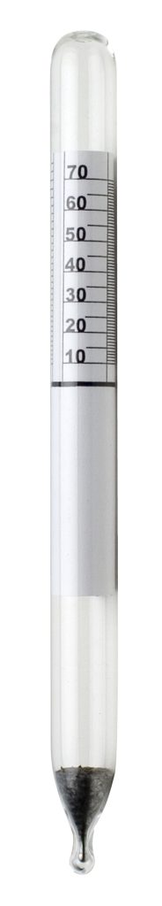 H-B DURAC Specific Gravity / Relative Density (G/cmᶟ) & Baume Plain Form Hydrometers; Traceable to NIST