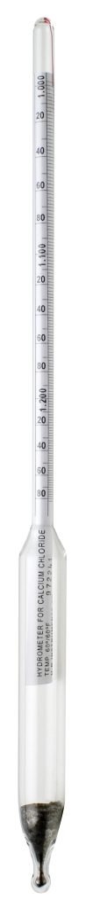 H-B DURAC Calcium Chloride Salometers; Traceable to NIST